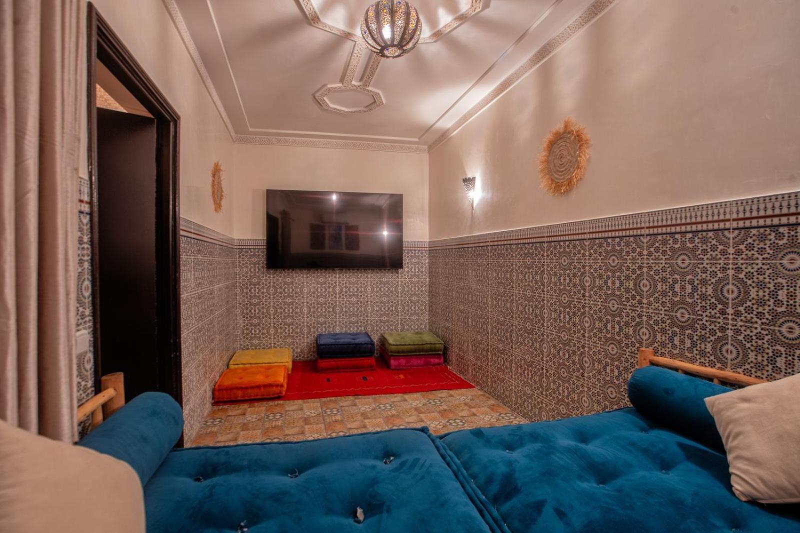 Private Riad 3Ch Salon, Salon Cinema, A Jemaa El Fna Marrakesh Eksteriør bilde